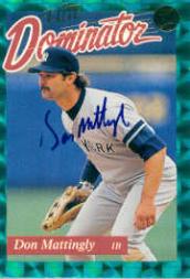 1993 Donruss Elite Dominators #AU6 Don Mattingly AU