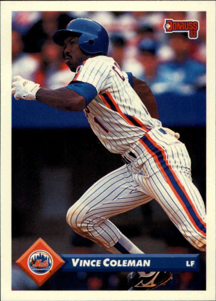 1993 Donruss #618 Vince Coleman