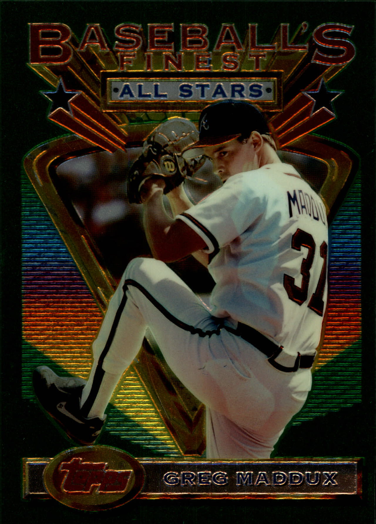 1993 Finest Jumbos #85 Greg Maddux