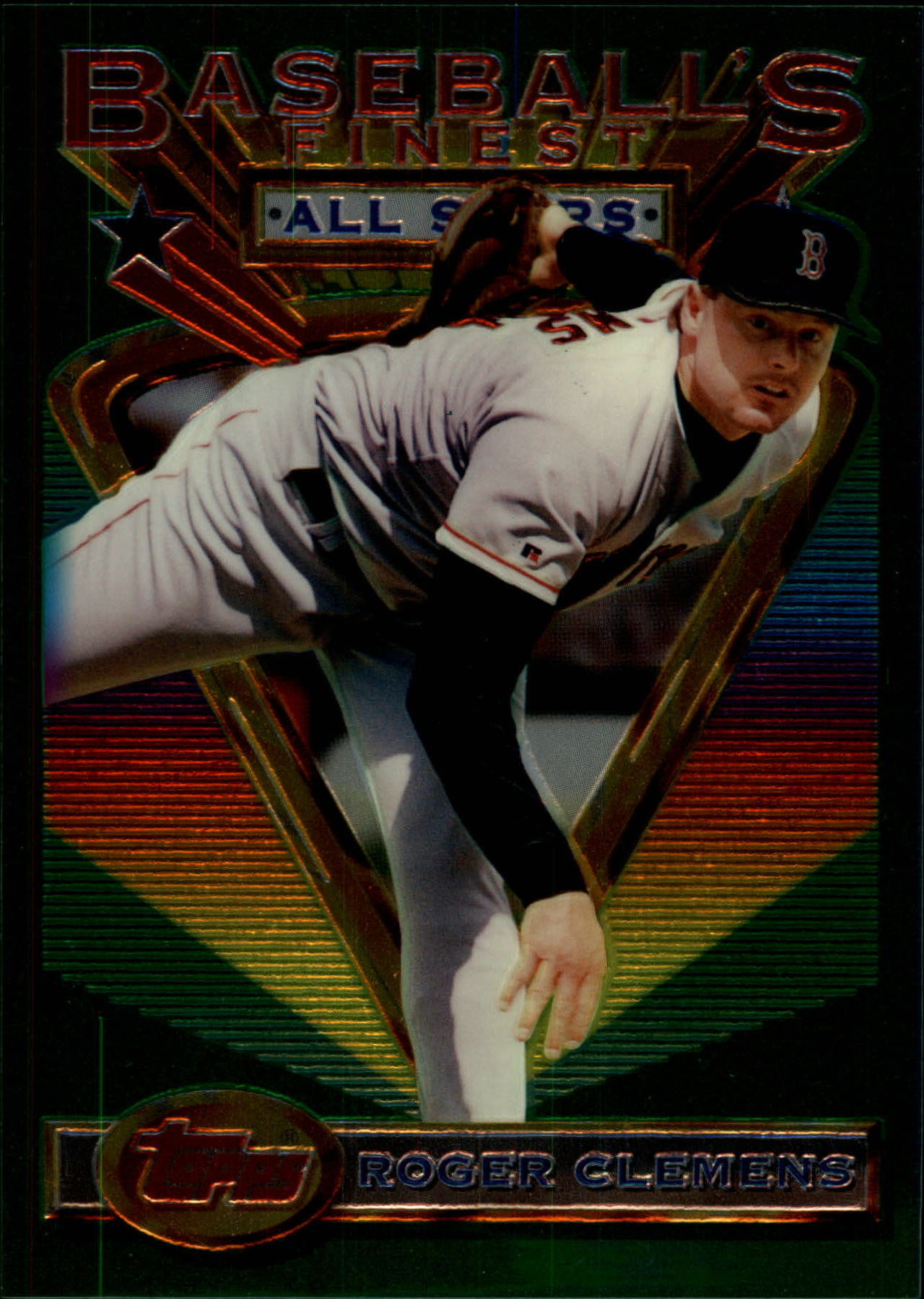 1993 Finest Jumbos #104 Roger Clemens