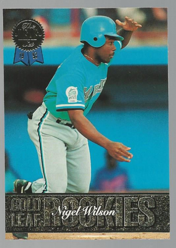 1993 Leaf Gold Rookies #R16 Nigel Wilson