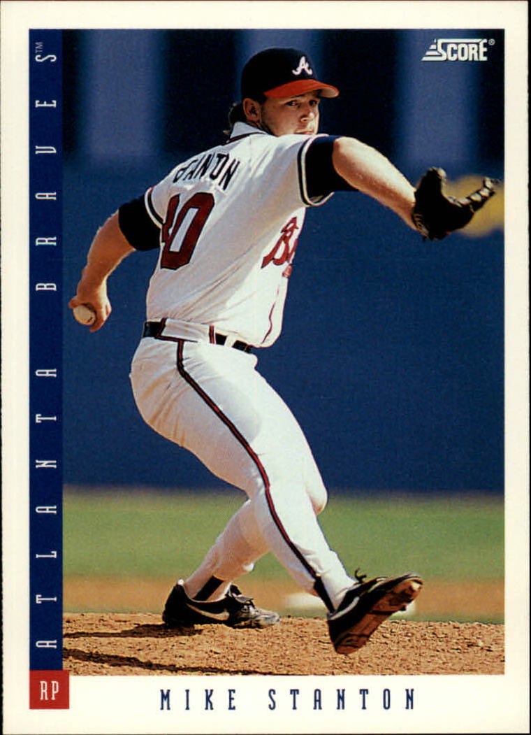 1993 Score #317 Mike Stanton