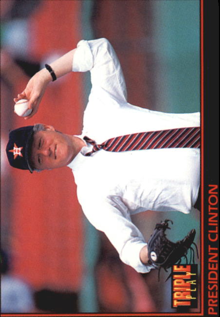 1993 Triple Play #32 President Bill Clinton