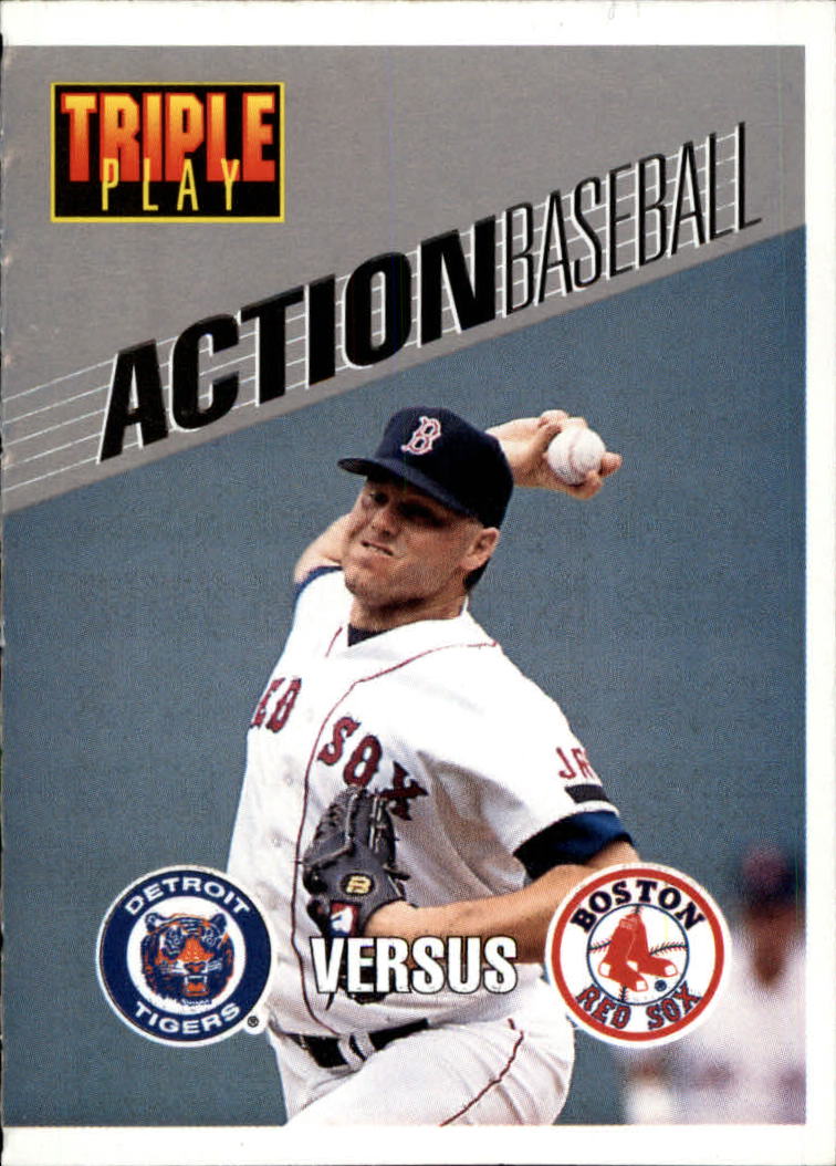 1993 Triple Play Action #14 Roger Clemens