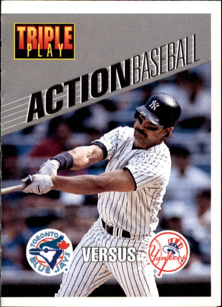 1993 Triple Play Action #19 Don Mattingly