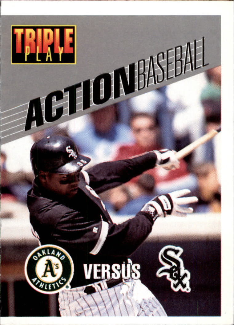 1993 Triple Play Action #21 Frank Thomas