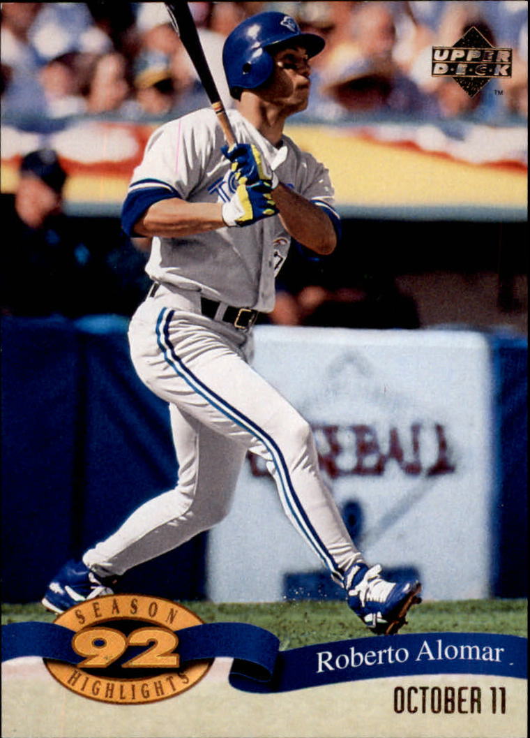 1993 Upper Deck Season Highlights #HI1 Roberto Alomar