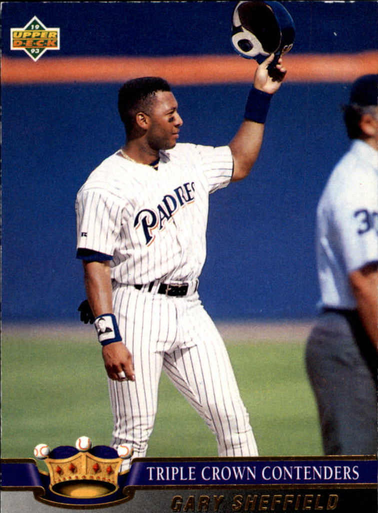 1993 Upper Deck Triple Crown #TC8 Gary Sheffield
