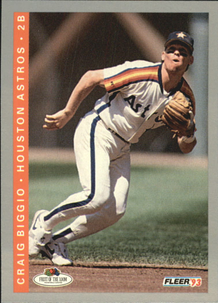 1993 Fleer Fruit of the Loom #5 Craig Biggio