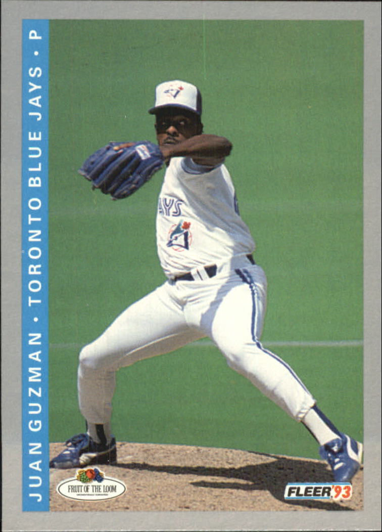 1993 fleer fruit of the loom #27 juan guzman