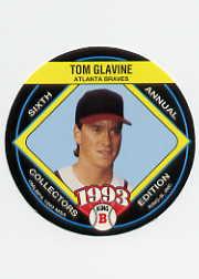 1993 King-B Discs #19 Tom Glavine