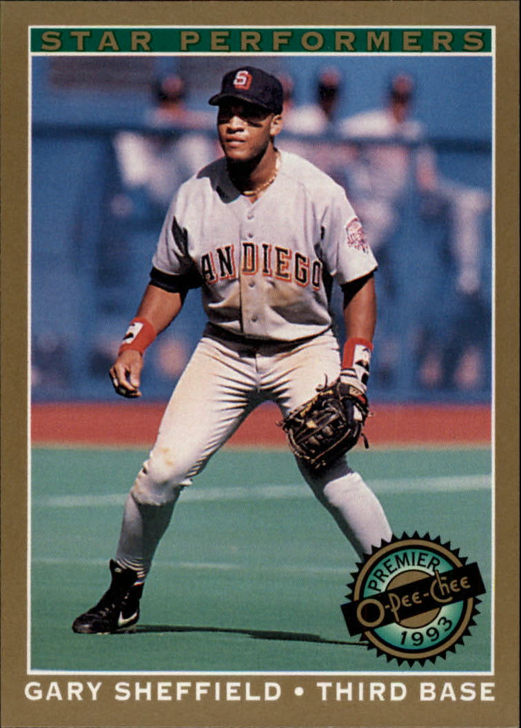 1993 O-Pee-Chee Premier Star Performers #6 Gary Sheffield