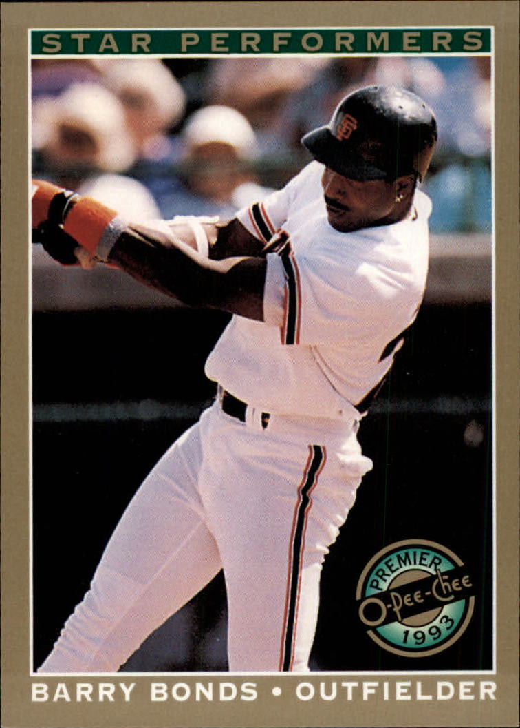 1993 O-Pee-Chee Premier Star Performers #14 Barry Bonds
