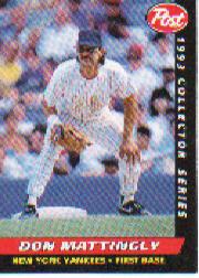 1993 Post #12 Don Mattingly