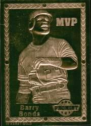 1993 ProMint 22K Gold #1 Barry Bonds