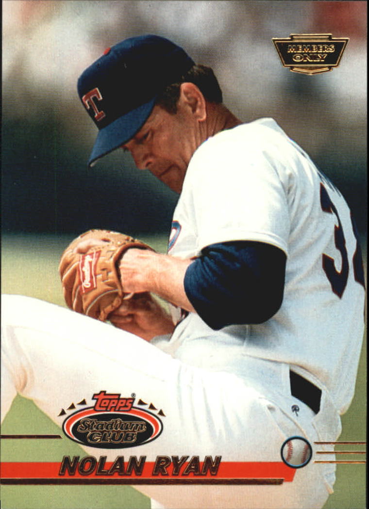 1993 Stadium Club Members Only Parallel #353 Nolan Ryan