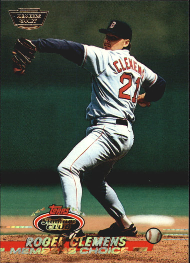 1993 Stadium Club Members Only Parallel #748 Roger Clemens MC