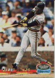 1993 Stadium Club Ultra-Pro #4 Barry Bonds/Bat extended