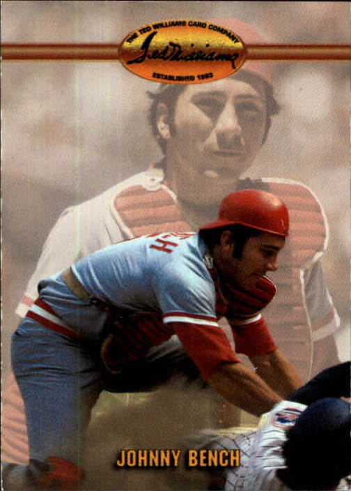 1993 Ted Williams #28 Johnny Bench