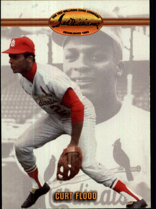 1993 Ted Williams #88 Curt Flood