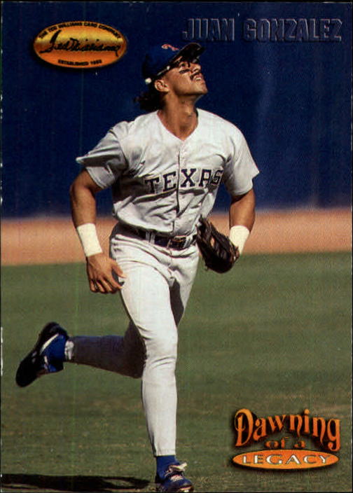 1993 Ted Williams #151 Juan Gonzalez/Footsteps to Greatness