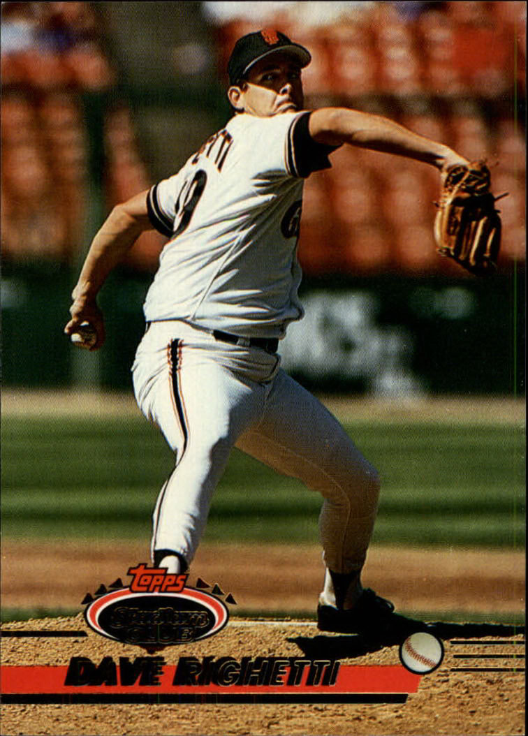 1993 Stadium Club #431 Dave Righetti