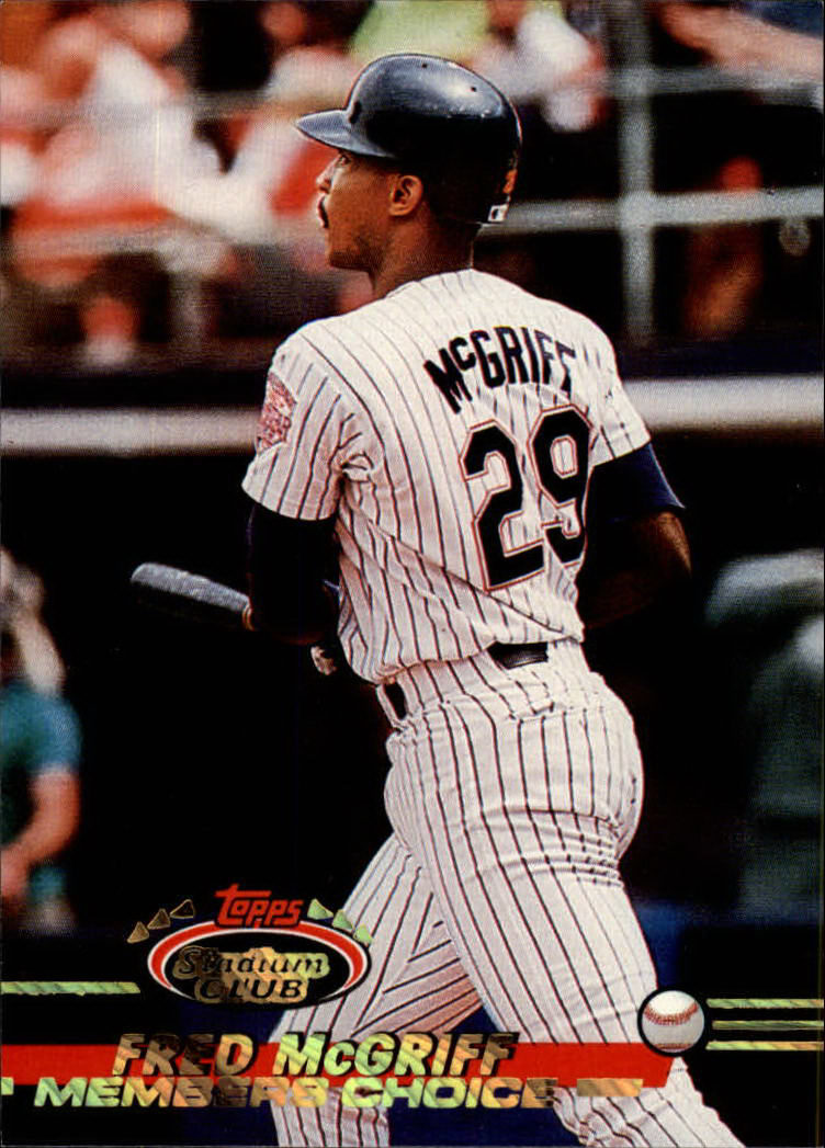 1993 Stadium Club #594 Fred McGriff MC