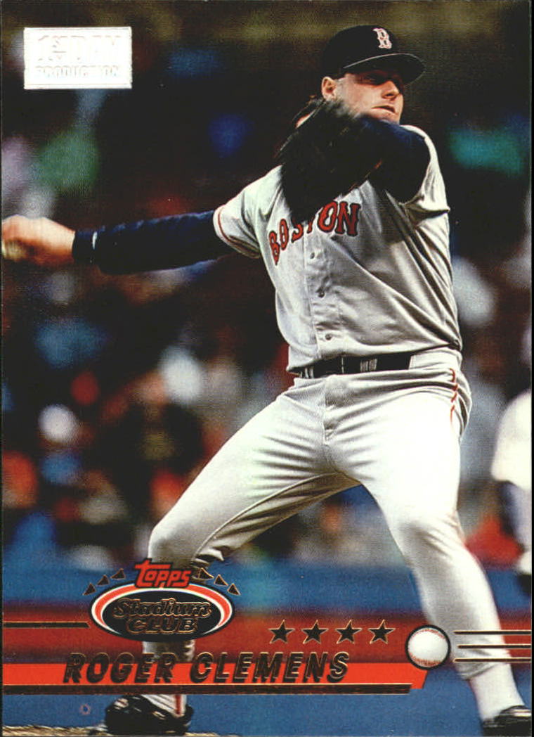 1993 Stadium Club First Day Issue #220 Roger Clemens