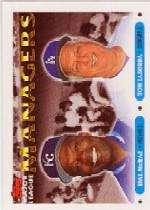 1993 Topps Micro #507 Hal McRae MG/Tom Lasorda MG