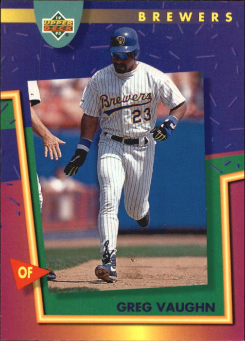 1993 Fun Pack #72 Greg Vaughn