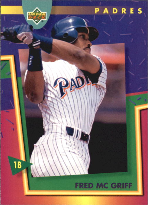 1993 Fun Pack #139 Fred McGriff