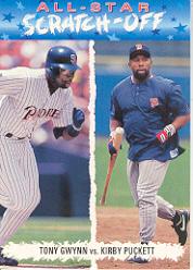 1993 Fun Pack All-Stars #AS9 K.Puckett/T.Gwynn
