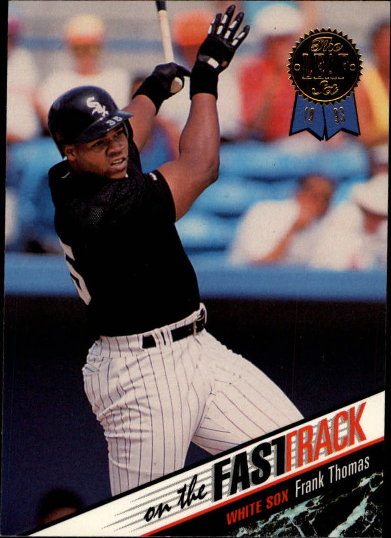 1993 Leaf Fasttrack #1 Frank Thomas