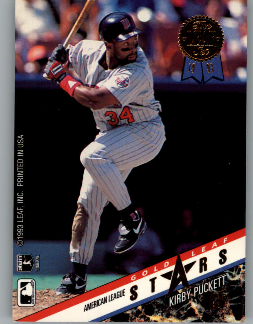 1993 Leaf Gold All-Stars #R17 K.Puckett/M.Grissom