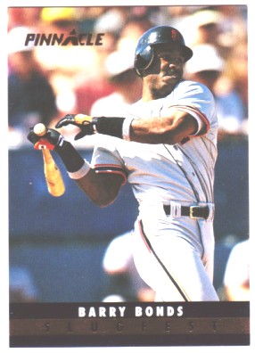 1993 Pinnacle Slugfest #6 Barry Bonds