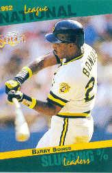 1993 Select Stat Leaders #46 Barry Bonds