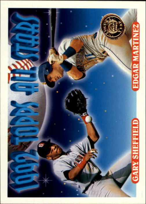 1993 Topps Inaugural Rockies #403 Sheffield/E.Martinez AS