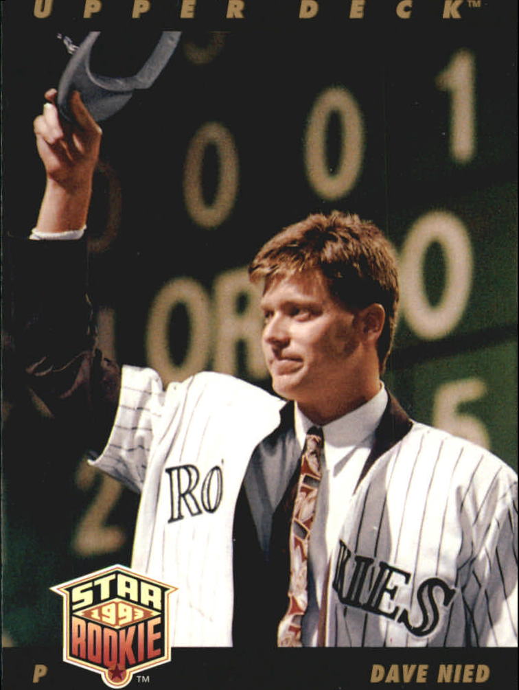 1993 Upper Deck Gold Hologram #27 David Nied