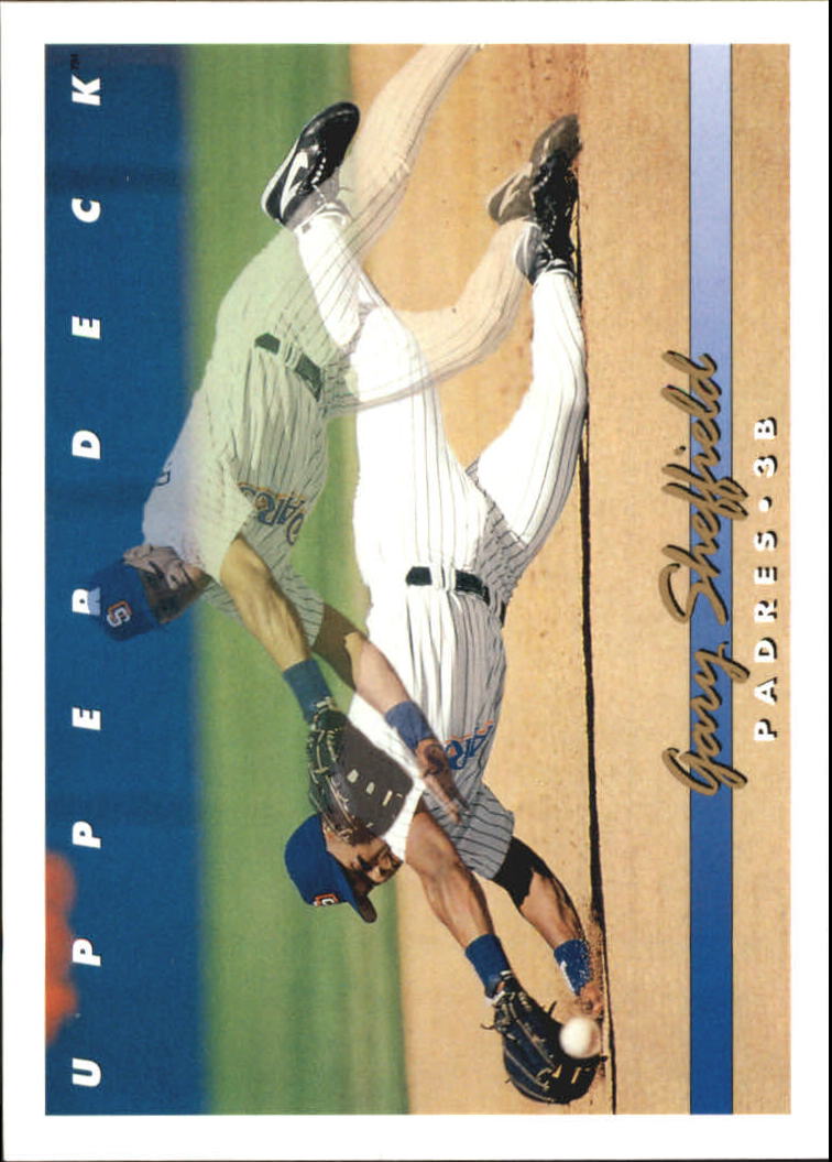 1993 Upper Deck Gold Hologram #222 Gary Sheffield 2X