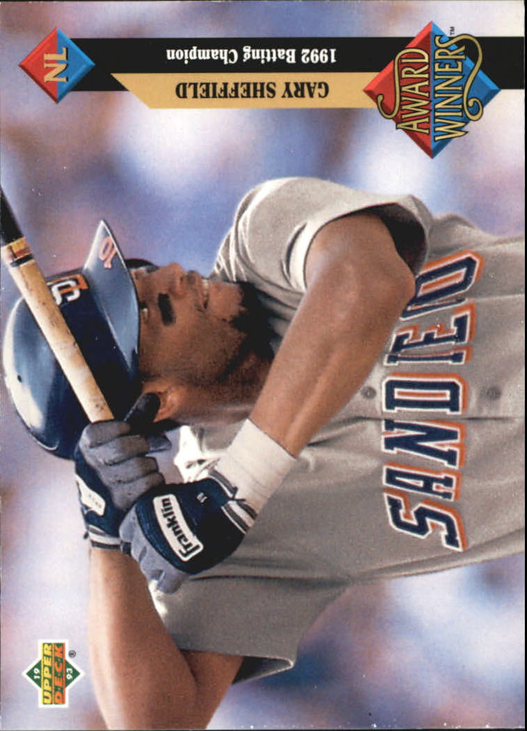 1993 Upper Deck Gold Hologram #494 Gary Sheffield AW