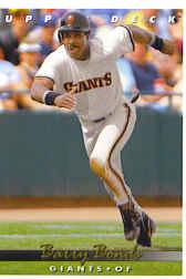 1993 Upper Deck Gold Hologram #567 Barry Bonds