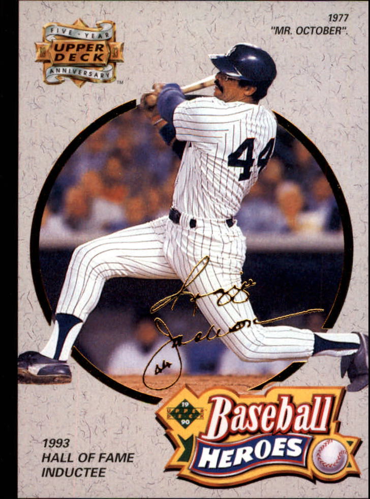 1993 Upper Deck Fifth Anniversary #A9 Reggie Jackson