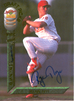 1994 Signature Rookies Draft Picks Signatures #49 Ryan Nye