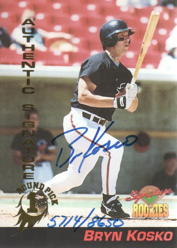 1994 Signature Rookies Signatures #31 Bryn Kosco