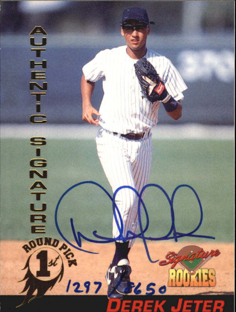 1994 Signature Rookies Signatures #35 Derek Jeter