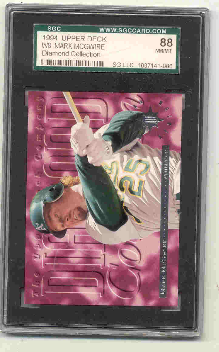 1994 Upper Deck Diamond Collection #W8 Mark McGwire