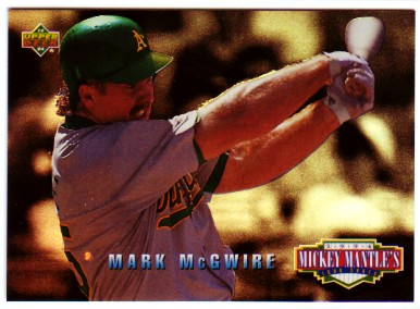 1994 Upper Deck Mantle's Long Shots #MM13 Mark McGwire