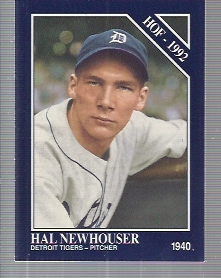 1994 Conlon TSN Color Inserts #24 Hal Newhouser/Card 445