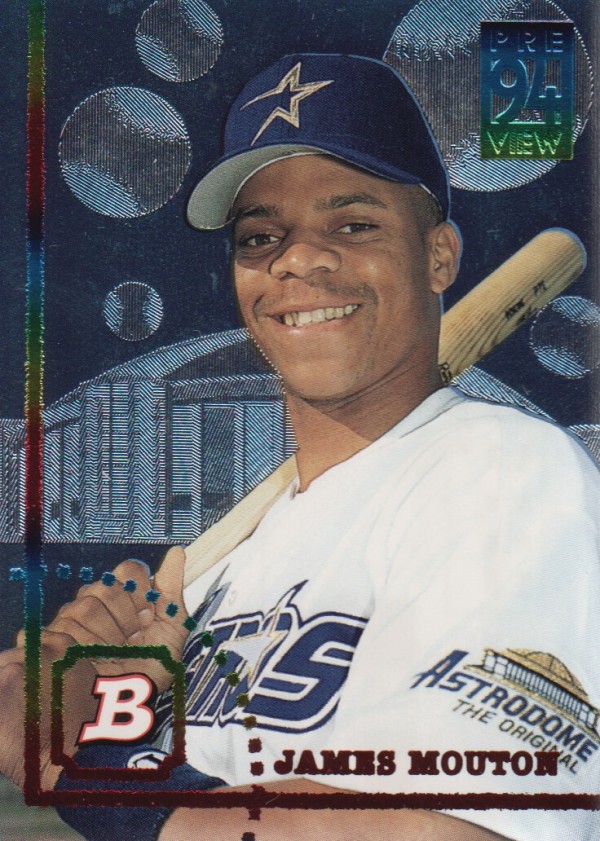 1994 Bowman Previews #10 James Mouton FOIL