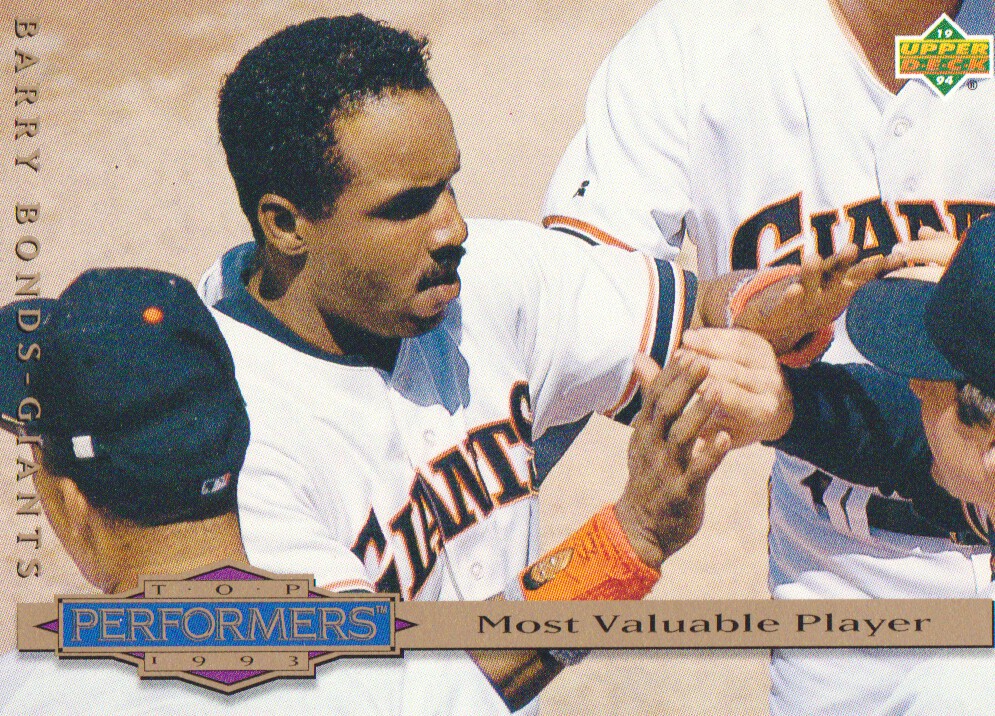 1994 Collector's Choice #311 Barry Bonds TP